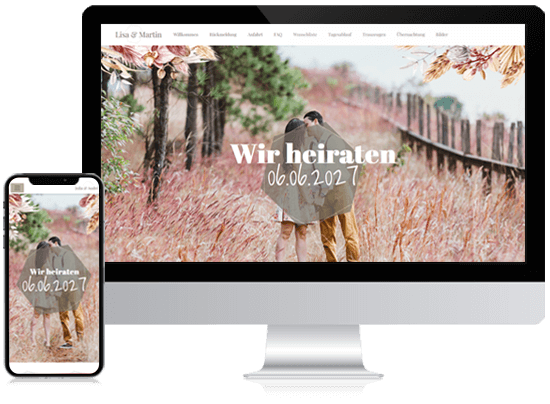 FeiPla - Homepage kostenfrei erstellen mit Gästeliste, Budget und Ablauf